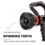 2" Fire Hose Nozzle Pistol Grip 30-60-95-125 GPM