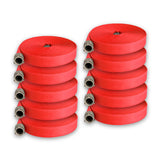 3" Red Fire Hose Double Jacket