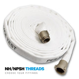 2" Inch Single Jacket Discharge Hose:FireHoseSupply.com