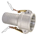 1" Camlock Female Hose Coupling & Clamp (Aluminum):FireHoseSupply.com