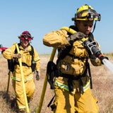 3/4" Inch Wildland Fire Hose (Brass GHT Fittings) Yellow