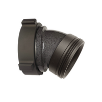 30 Degree Elbow Threaded Female x Male Aluminum