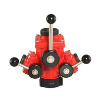 Water Thief Valve (1) 2-1/2" Female Inlet & Outlet x (2) 1-1/2" Outlets