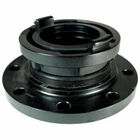 6" Carbon Steel Flange x 5" Storz Adapter Hardcoat Anodized 150#