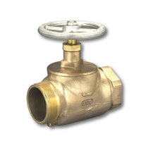 2-1/2" Female X Male Straight Globe Valve 300 PSI Brass NH (NST)