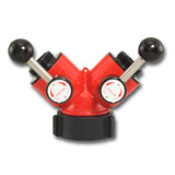 Aluminum Wye Valve 1-1/2" Female Inlet x 1-1/2" Male Outlets