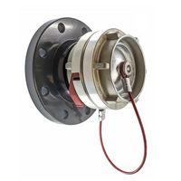 6" Carbon Steel Flange 150#  x 6" Storz Adapter Hardcoat Anodized With Storz Cap