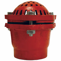1-1/2" NH Foot Valve With Strainer With Clapper