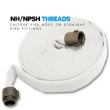 1 1/2" Inch Single Jacket Fire Hose:FireHoseSupply.com