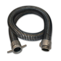 6" Black PVC Suction Hose NH (NST) Female Long Handle X NH (NST) Male