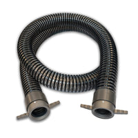6" Black PVC Suction Hose NH (NST) Female Long Handle X NH (NST) Female Long Handle