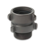 2.5" NPSH Female Swivel x 4.5" NH (NST) Male Adapter Aluminum