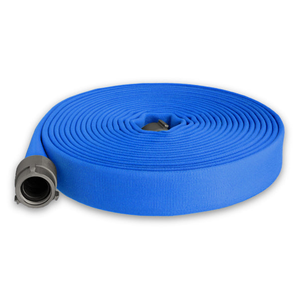 thumbnail interactive-video image 1 of 1-1/2" NPT Fire Hose Nozzle - Polycarbonate, Blue, For Industrial & Fire Safety Use (Model FNB150S) 1 of 11
